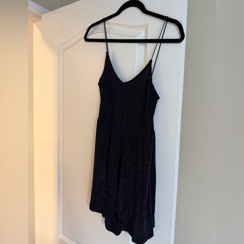 Navy, Stretch, Sparkle
